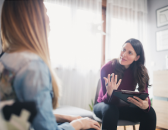 Person receiving support